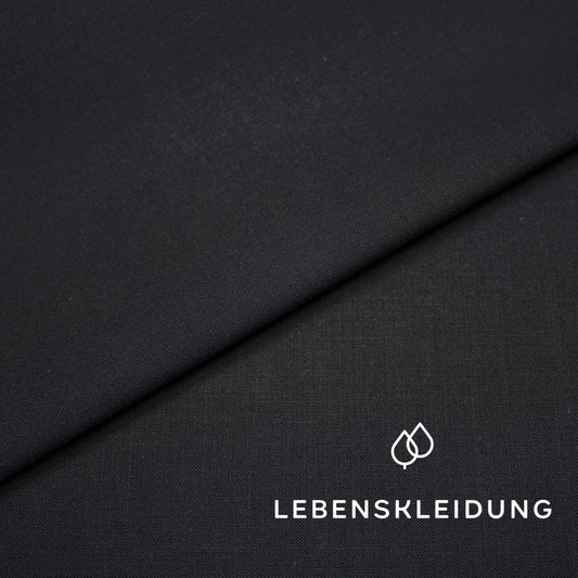 Bio Cretonne - Schwarz Muster