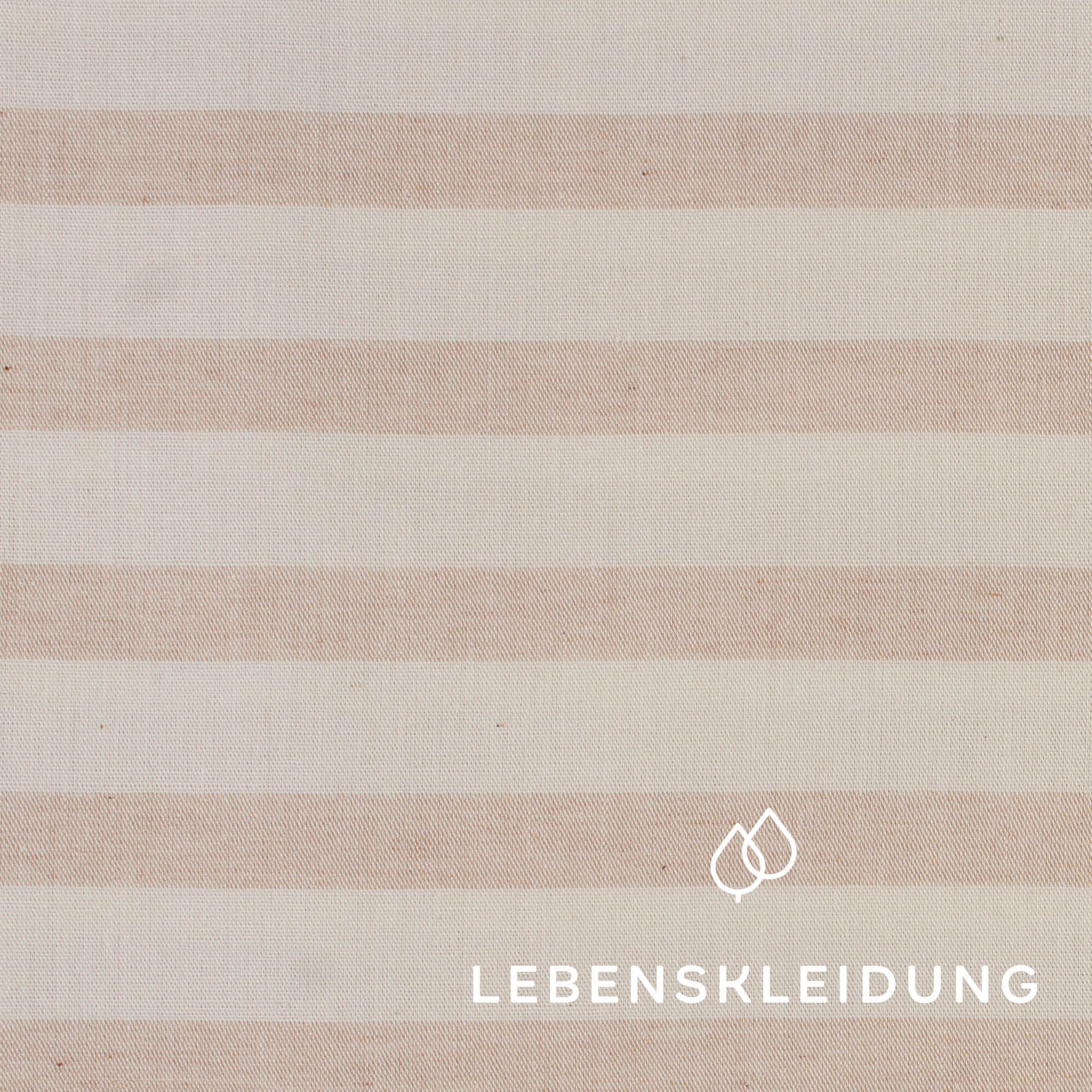 Organic Color Grown Cotton Woven - Striped Color Grown Cotton – Detail view