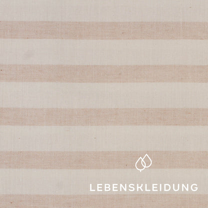 Organic Color Grown Cotton Woven - Striped Color Grown Cotton sample – Detail view