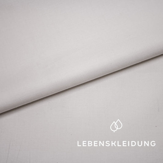 Organic fine satin - natural