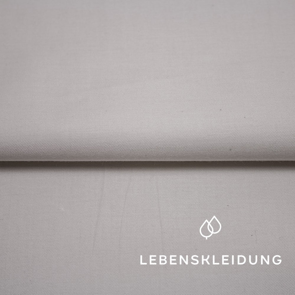 Organic fine satin - natural – Detail view