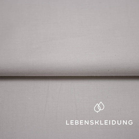 Organic fine satin - natural sample – Detail view