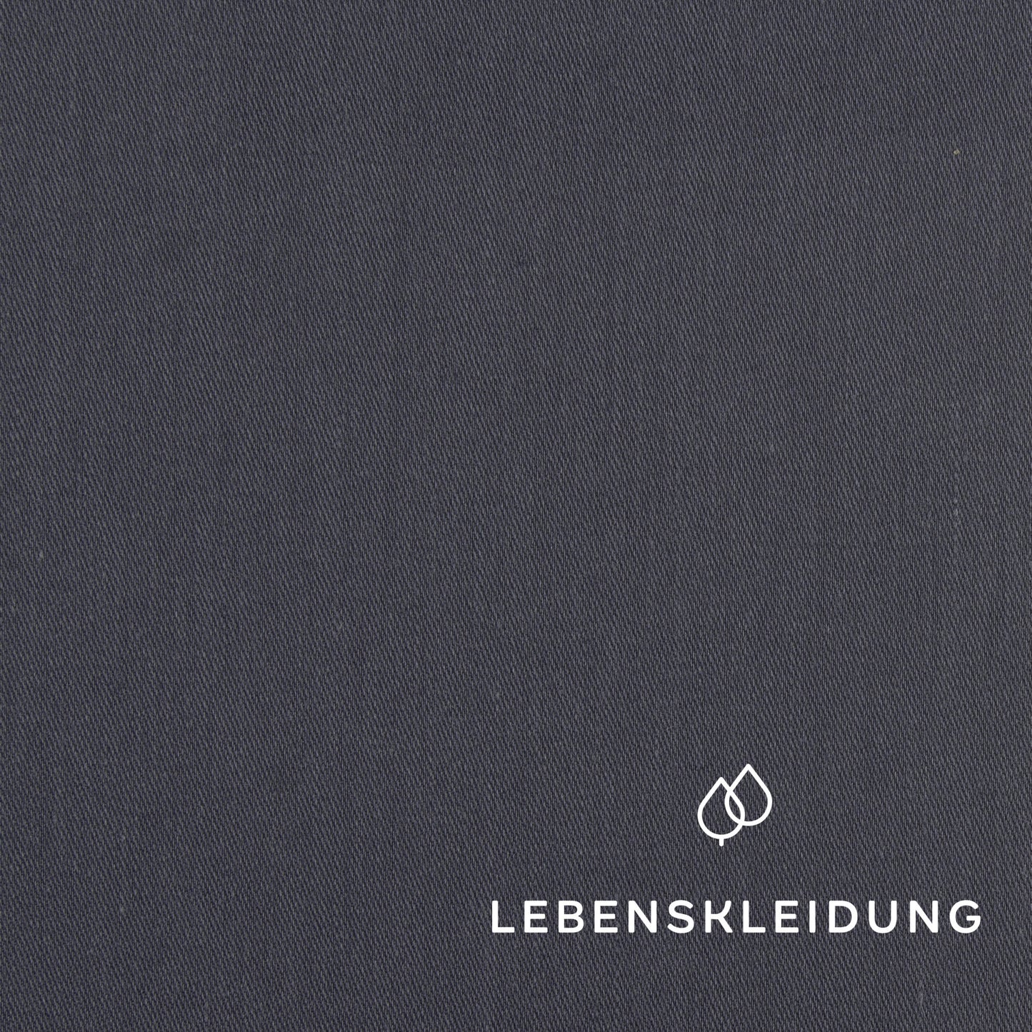 Satin fin en coton biologique - bleu pierre