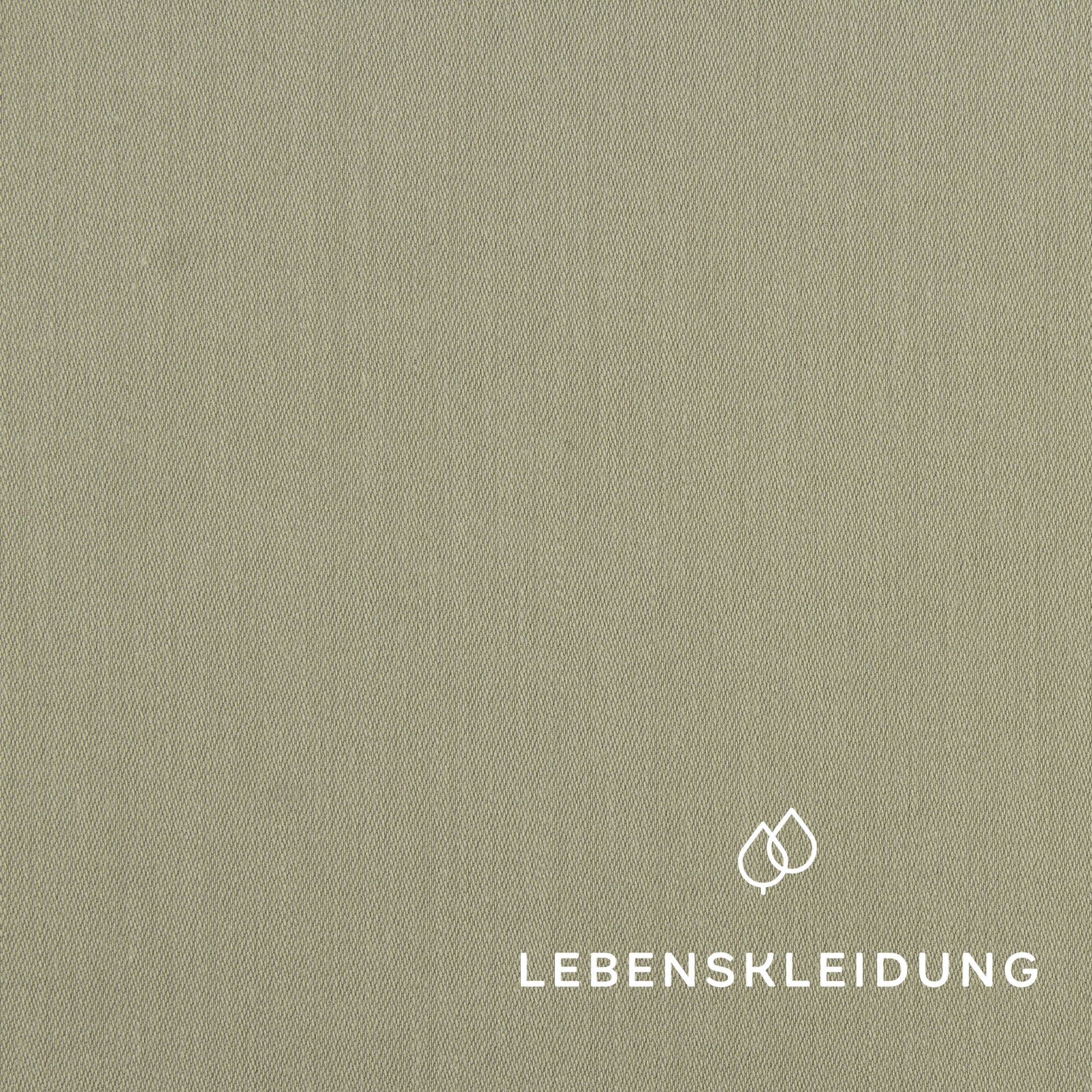 Organic cotton fine satin - Aloe sample