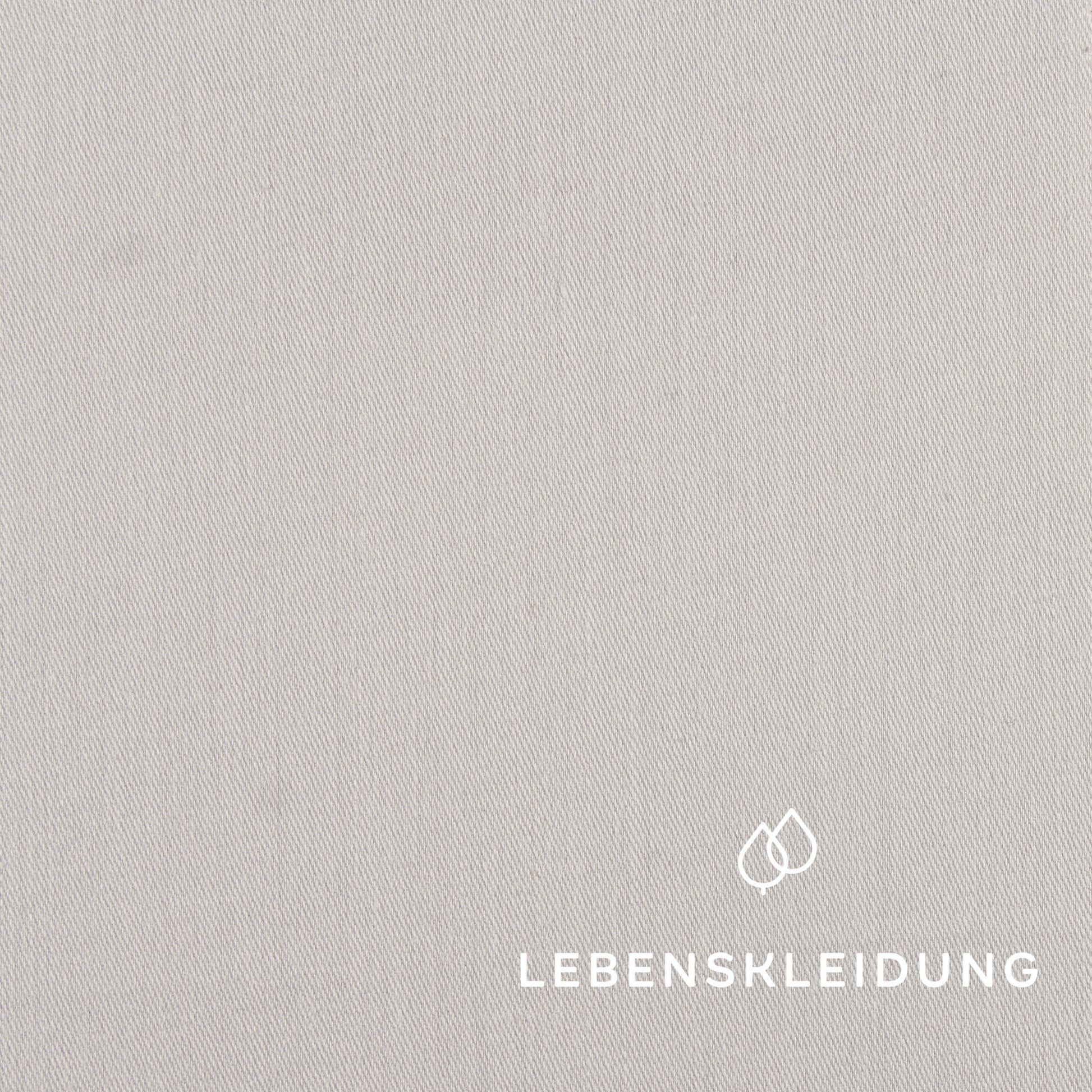 Satin fin en coton biologique - Quartz