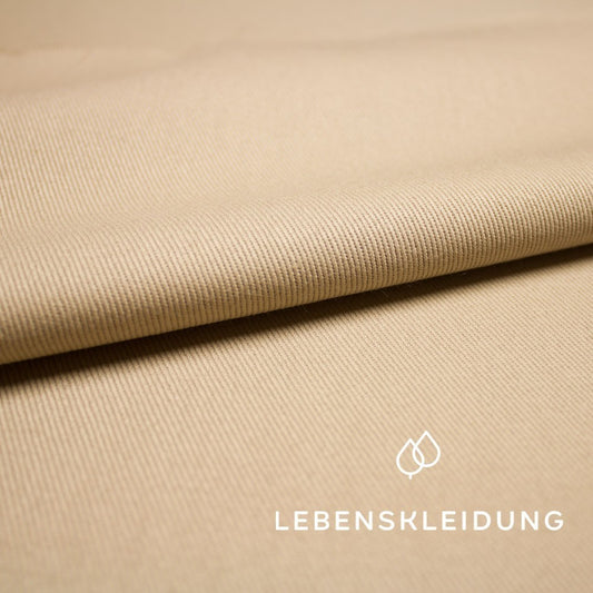 Organic twill - Beige sample