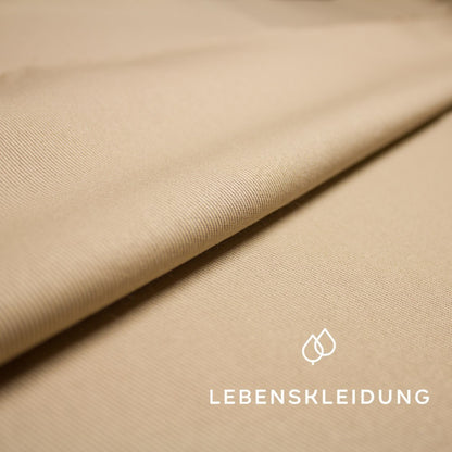 Organic twill - Beige sample – Detail view
