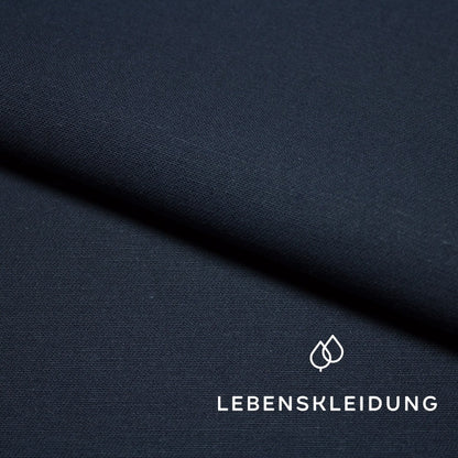 Bio Köper - Anthrazit – Detailansicht
