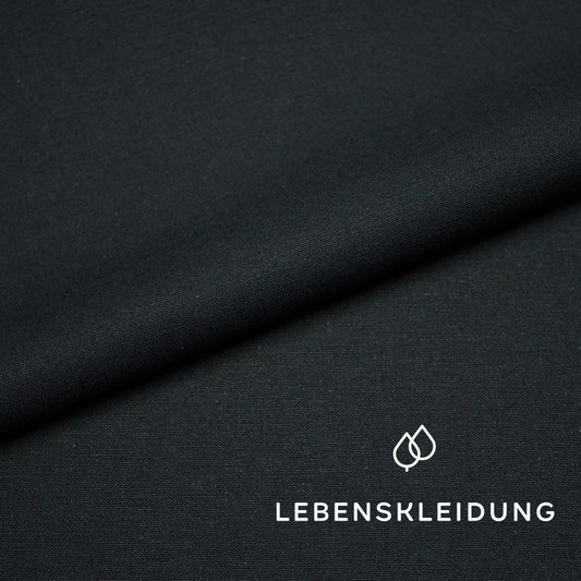 Organic twill - black sample