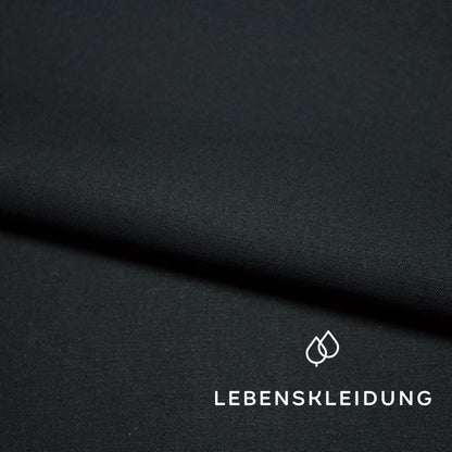 Organic twill - black sample – Detail view