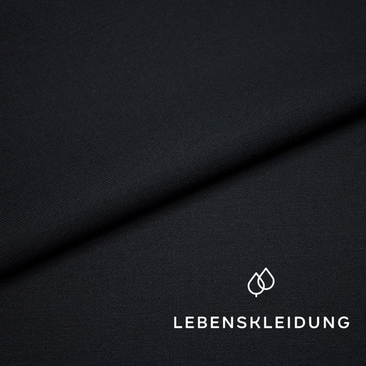 Organic twill - black sample