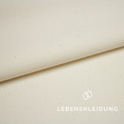 Organic twill - natural sample – Close-up