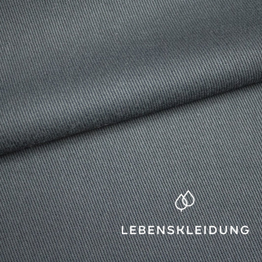 Organic twill - black sample
