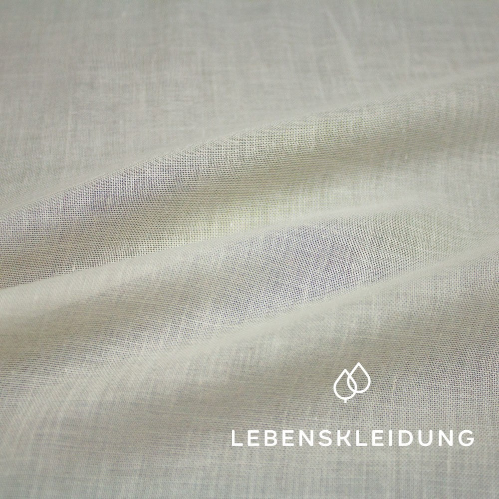 Organic calico/voile - natural - EXTRA WIDE – Close-up