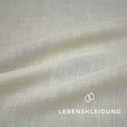 Organic calico/voile - natural - EXTRA WIDE – Close-up