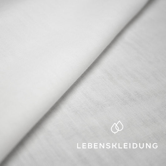 Organic cotton/voile - White without optical brighteners - EXTRA WIDE