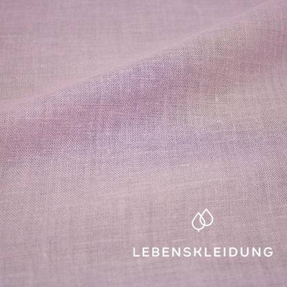 Bio Kattun/Voilé - Rosé - EXTRABREIT Muster – Detailansicht