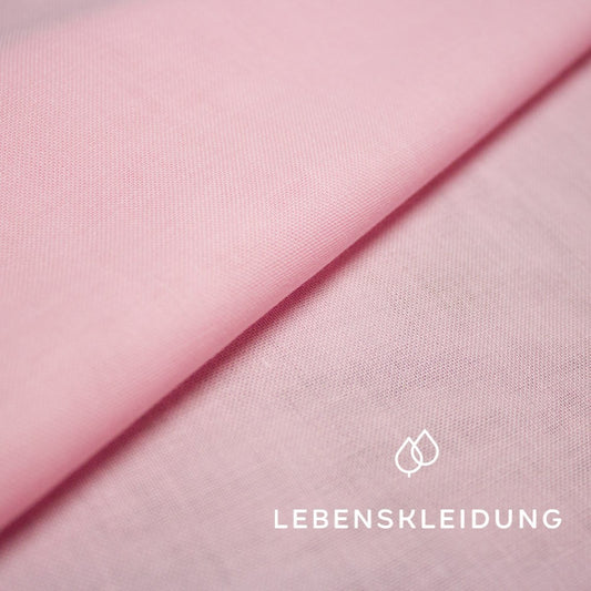 Organic calico/voile - rosé - EXTRA WIDE sample