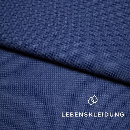Organic twill - dark blue sample – Detail view