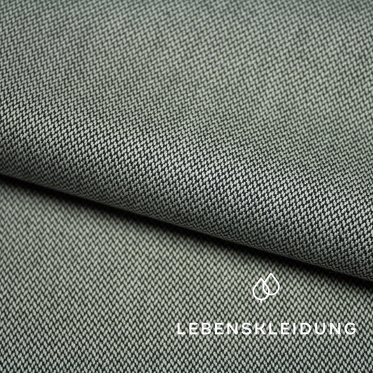 Bio Kreuzköper - Grau – Detailansicht