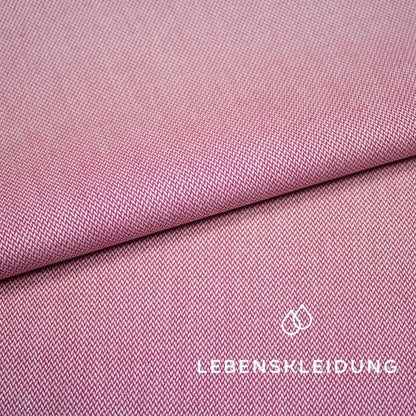 Organic twill - natural red sample