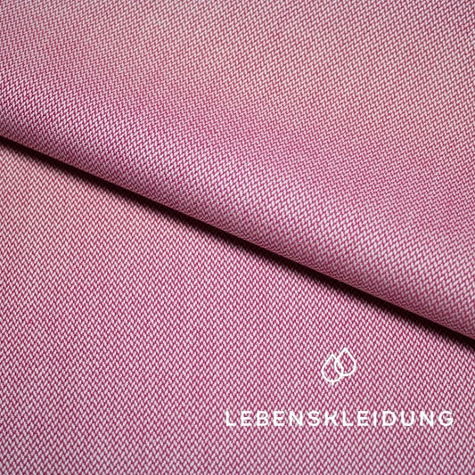Organic twill - natural red sample – Detail view