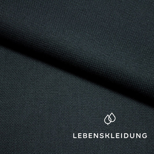 Organic twill - black sample – Detail view