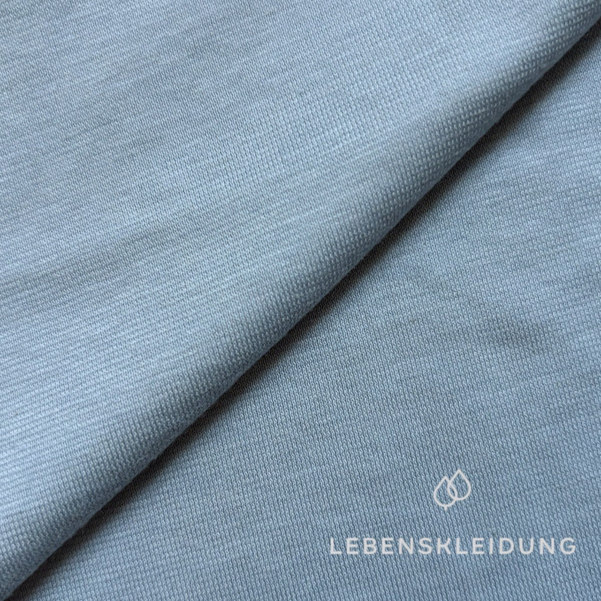 Bio Single Jersey Stoff - Hellblau