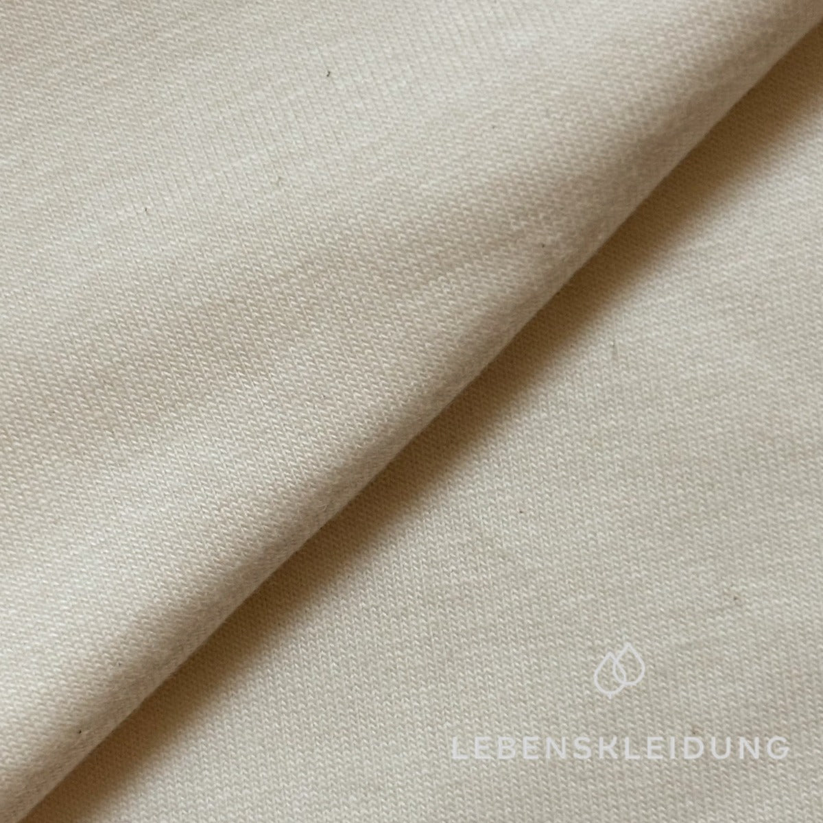 Bio Stretch Jersey Stoff - Natur Muster