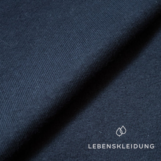 Bio Sweat Stoff gerauht - Marine