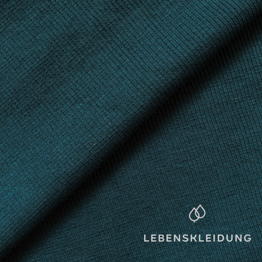 Bio Rippe / Rib im Schlauch 40 cm (80 cm offen) - Teal