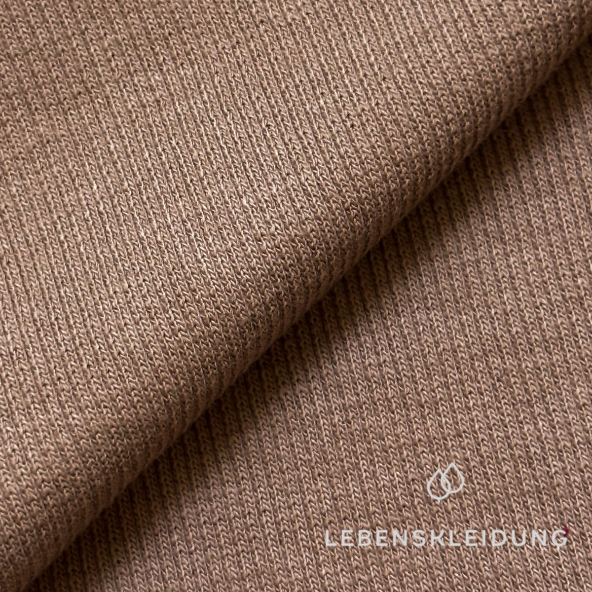 Bio Rippe / Rib im Schlauch 40 cm (80 cm offen) - Puder – Detailansicht