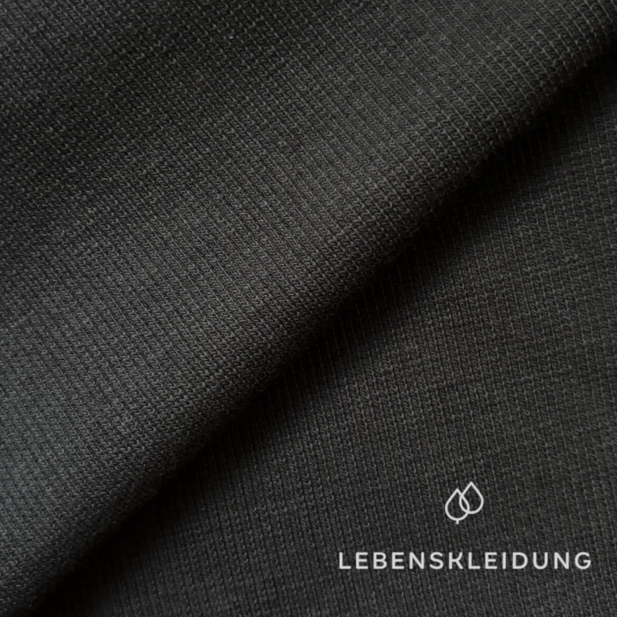 Bio Rippe / Rib im Schlauch 40 cm (80 cm offen) - Ruß