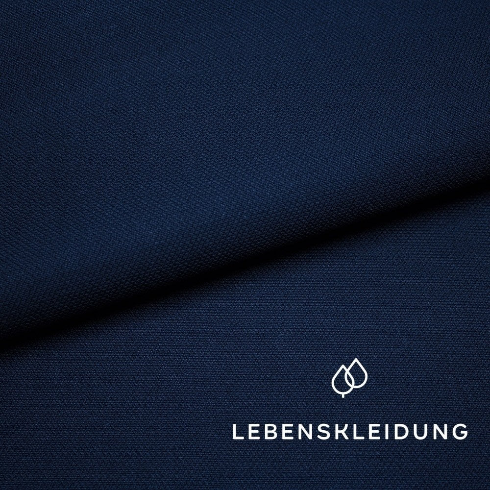 Bio Moleskin Wasserabweisend - Navy Muster
