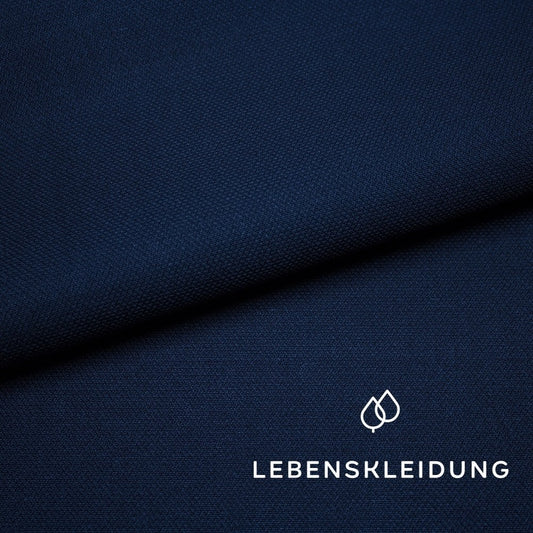 Organic Moleskine Water-Repellent - Navy sample