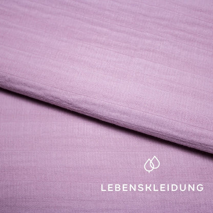 Bio Musselin - Malve Muster – Detailansicht