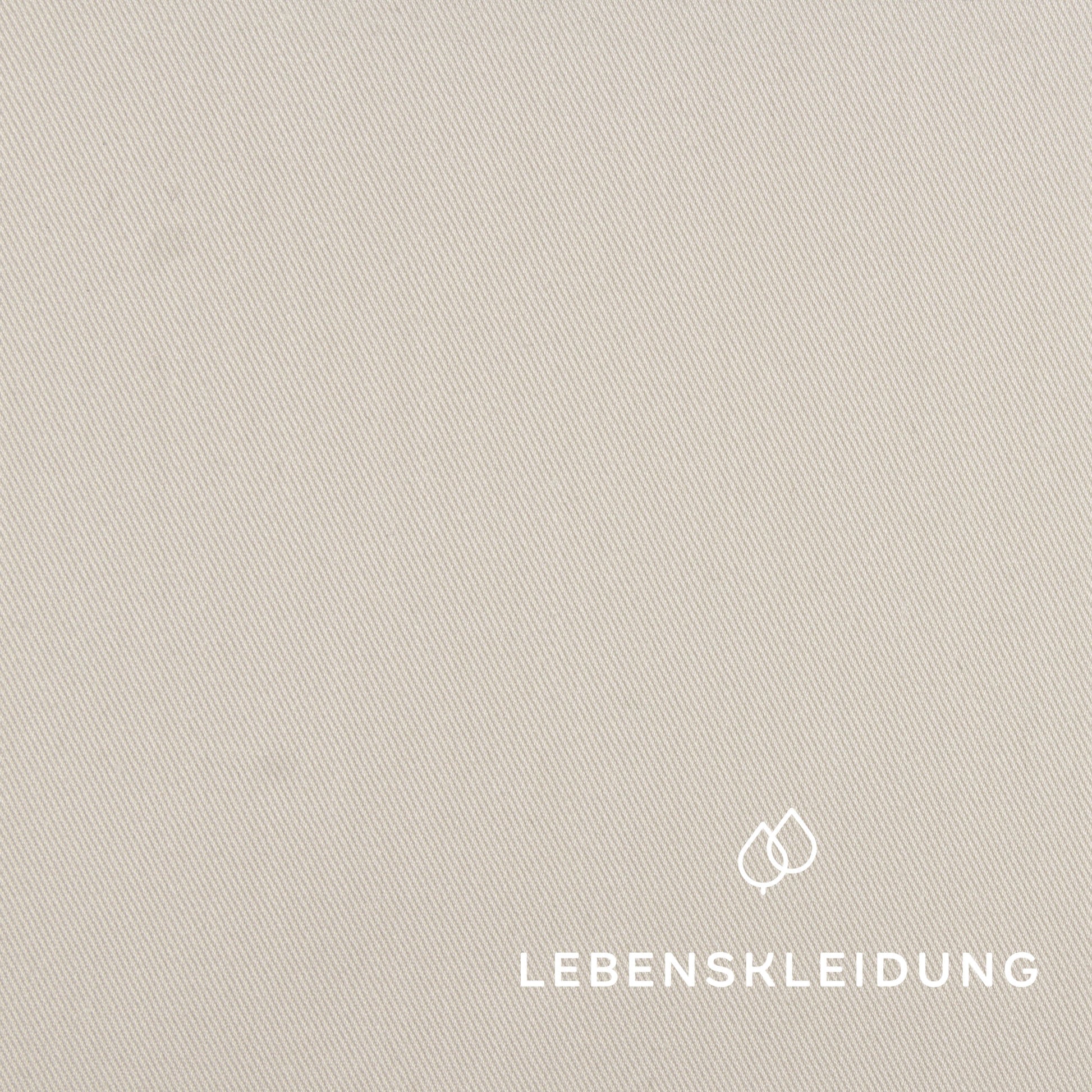 Organic Pima Twill Twill - White without optical brighteners sample