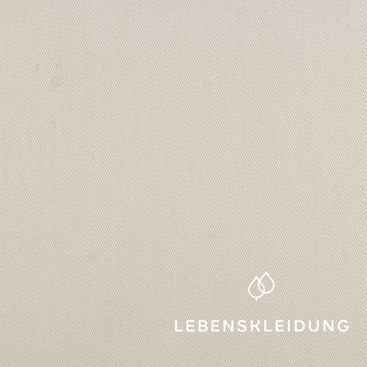 Organic Pima Twill Twill - White without optical brighteners sample