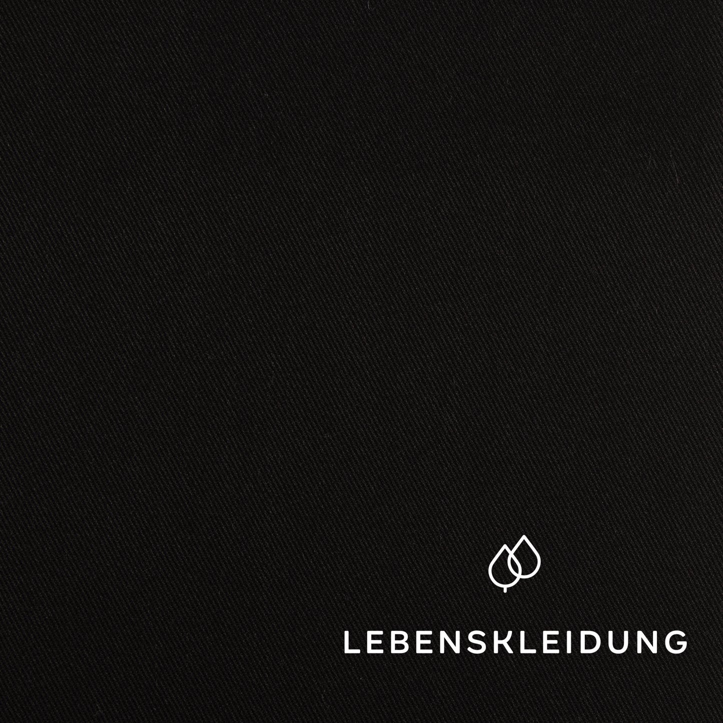 Organic Pima Twill Twill - Black sample