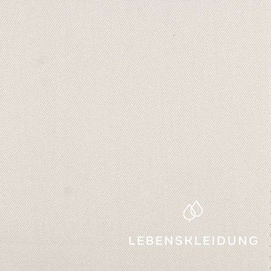 Organic Pima Twill Twill - White without optical brighteners sample