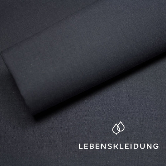 Organic Perkal - Anthracite – Detail view