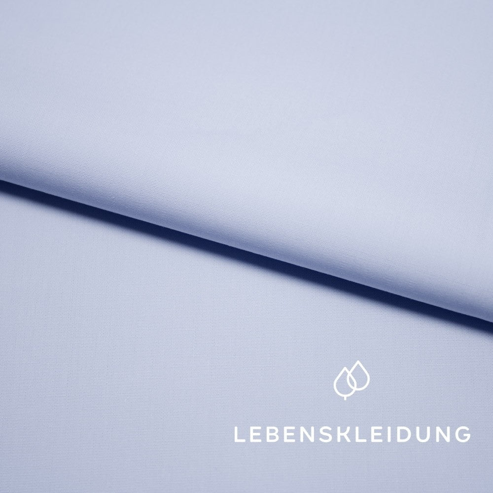 Bio Popeline 42/24 - Weiß Muster – Detailansicht