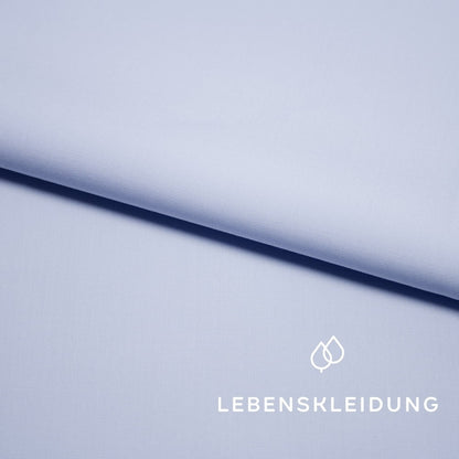 Bio Popeline 42/24 - Weiß Muster – Detailansicht