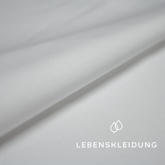 Organic poplin 58/28 - White sample