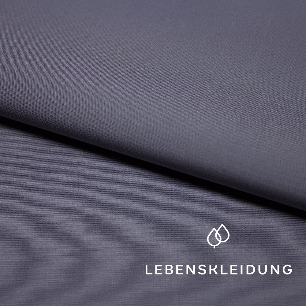 Organic Poplin 58/28 - Slate – Detail view