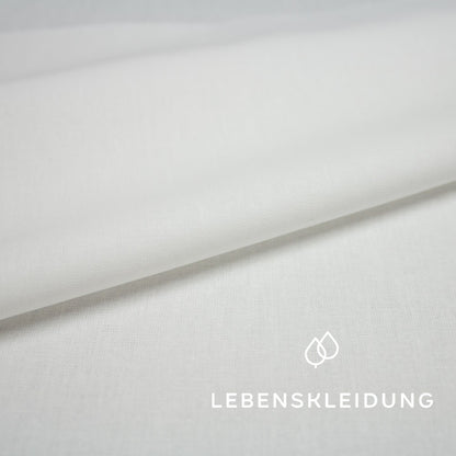 Linon/Renforce organique - Blanc sans azurants optiques (échantillon)