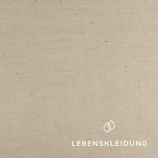 Organic premium linen (renforcé) made from organically grown, naturally colored cotton - Ecru (naturally grown, naturally col