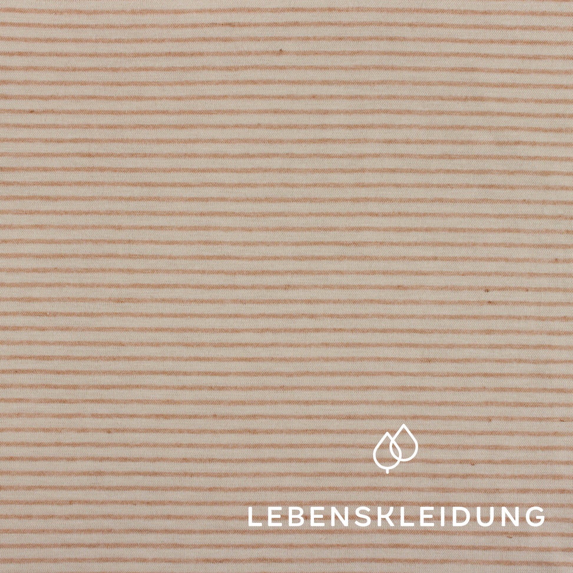 Organic Color Grown Cotton Jersey - Striped Color Grown Cotton – Close-up