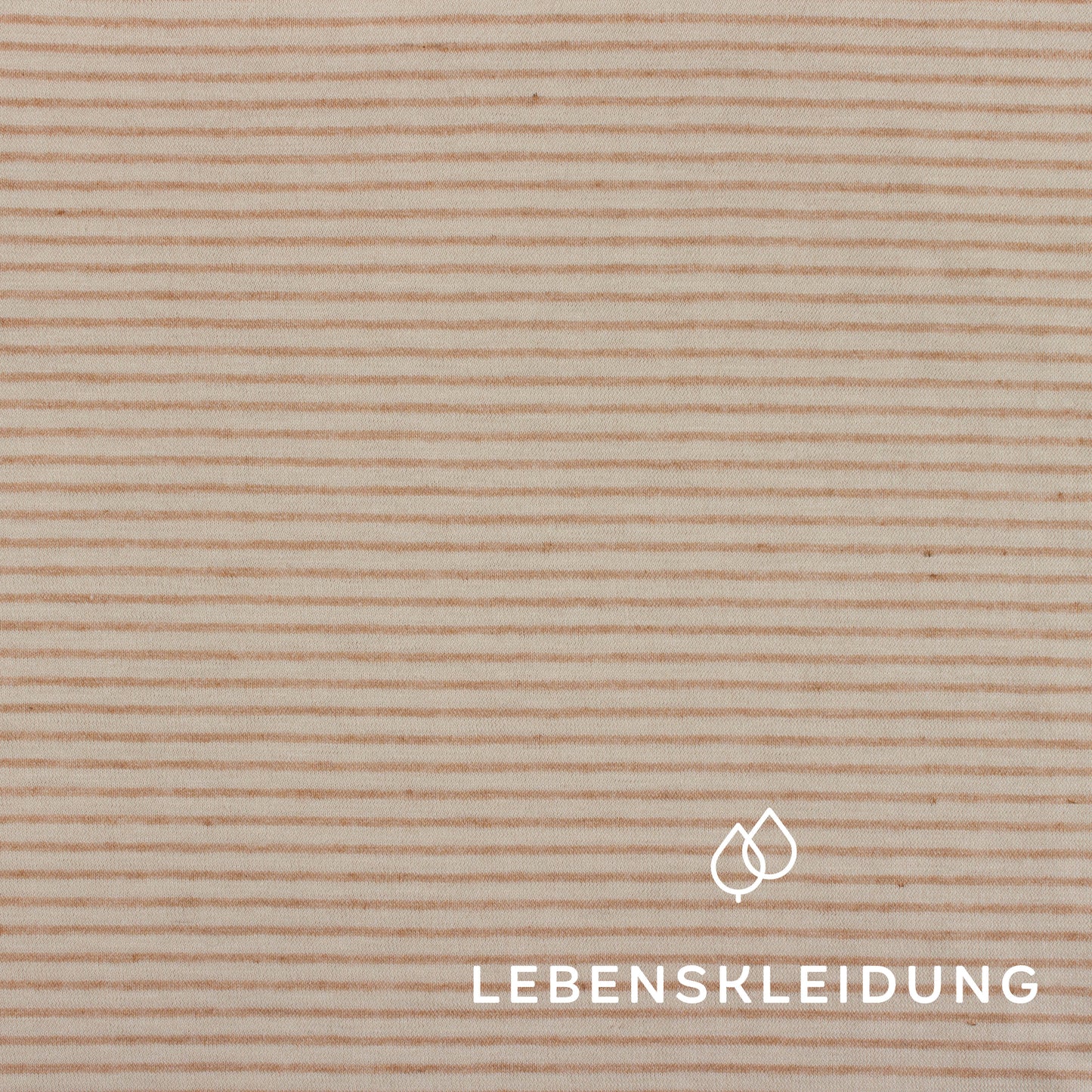 Organic Color Grown Cotton Jersey - Striped Color Grown Cotton sample – Close-up