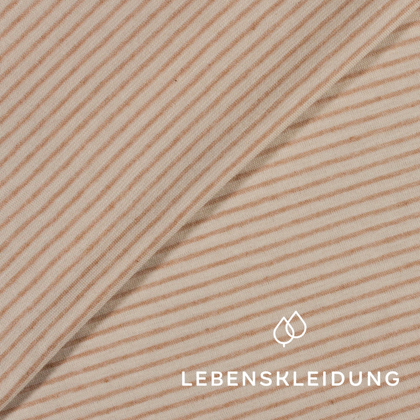 Organic Color Grown Cotton Jersey - Striped Color Grown Cotton